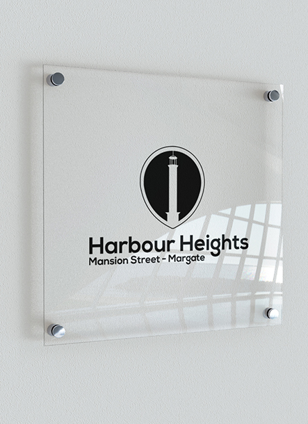 Logo, design, harbour heights, mansion street, emblem, icon, margate, kent, uk